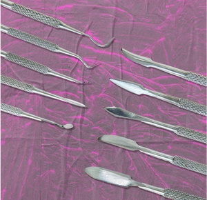 12-Mảnh Thép Không Gỉ Hướng Dẫn Sử Dụng Sáp Khắc Bền Lâu Dài Nha Khoa Phẫu Thuật Medic Cụ Khắc Tạo Hình Mô Hình - Product Image 3