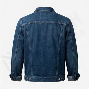 Chaqueta Vaquera de Moda para Hombre, Estilo Informal, Manga Larga, Solapa, Invierno, Estilo Urbano, Logotipo Frontal Personalizable - Product Image 2