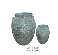 Meilleures ventes : Pots de fleurs en céramique Atlantis Mixed Body Glaze avec trou de drainage auto-arrosant, design moderne pour la décoration de la maison et du jardin