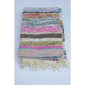 Nouvel arrivage de grand tapis Chindi multicolore tapis en coton lavable fait à la main pour la décoration intérieure salon décoration de sol tapis de chiffon - Product Image 2