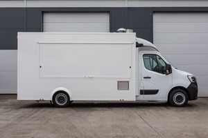 White Mobile Food Truck Trailer Box Van Frozen Food Delivery Vehicle for Street Catering and Mobile Kitchen Use - Product Image 2