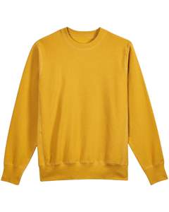 Sweat-shirt en molleton jaune moutarde pour femme, manches longues, coton doux, décontracté, chaud pour l'hiver, conception personnalisée OEM, respirant à l'avant - Product Image 1