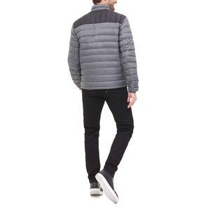 2026 High Quality <b>Thin</b> Canvas <b>Puffer</b> <b>Jacket</b> OEM Winter Comfortable Stand Collar Front Logo Men's High Street Style - Product Image 6