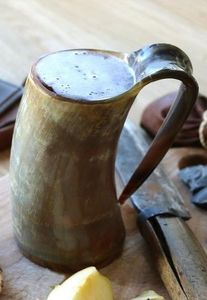 ASISTENTE PULIDO ARTESANAL VIKING BEBER HORN BEER STEIN BEBER Horn taza Viking Drinking Horn Mug Coffee Mug - Product Image 4