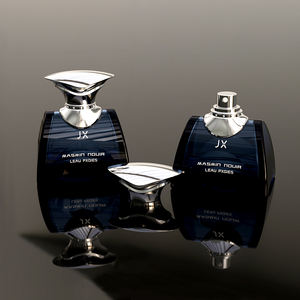 Luxe Arabische Zwarte Parfumfles Glazen Spuitfles 50ml 100ml 200ml Zeefdruk Gratis Sample voor Parfumverpakkingen - Product Image 5