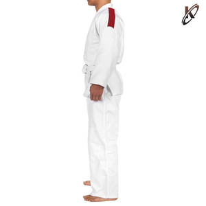 Professionnel personnalisé blanc Gi plaine Jiu Jitsu/Bjj Kimono/Gis brésilien Jiu Jitsu Judo Arts martiaux uniforme pour hommes - Product Image 4
