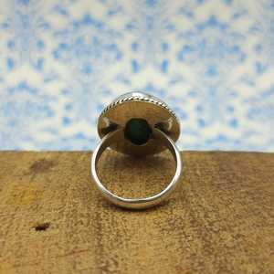 เครื่องประดับโบฮีเมียนคุณภาพสูงสำหรับสตรีเงินสเตอร์ลิงสี925สีเงินอาริโซนาเทอร์ควอยซ์ธรรมชาติของโบราณดูเพชรมุกที่ดูมีประโยชน์ - Product Image 2