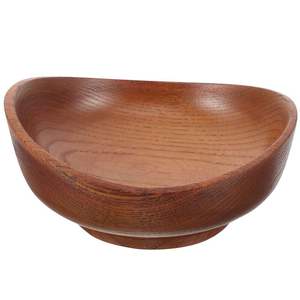 BELOW HANDMADE Wooden <b>Bowl</b> Fruit Salad <b>Soup</b> <b>Bowl</b>, Rustic Handmade Wooden <b>Bowls</b>, Serving Wood <b>Bowls</b> Tableware - Product Image 6