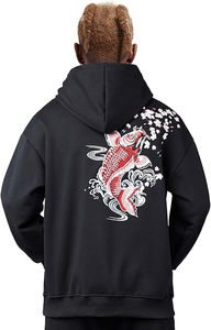 Sudaderas con capucha de lana con cremallera para hombre de invierno Logotipo bordado personalizado 100% algodón Sialkot Pakistán Servicio OEM Diseño de bolsillo razonable - Product Image 3