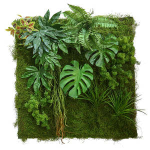 Decoración de pared por encargo Pieza de <span class=keywords><strong>seto</strong></span> de boj Valla verde <span class=keywords><strong>artificial</strong></span> Panel de hierba Pared Vertical Jardín Pared verde - Product Image 6