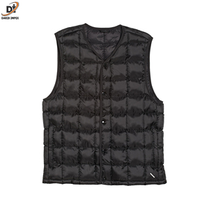 โลโก้ที่กําหนดเองกลางแจ้งฤดูหนาวที่อบอุ่นแขนกุดปักเป้าเสื้อกั๊กผู้ชายปักเป้าผ้าเสื้อแจ็คเก็ตและเสื้อกั๊กผู้ชายที่อบอุ่นผู้ชาย - Product Image 5