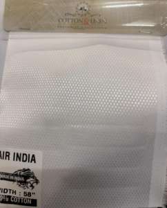 High Quality Cotton Satin Dobby <b>Fabric</b> 58 Plain Dyed Woven Technics for Boys Girls Dresses Suits Air India Export International - Product Image 2