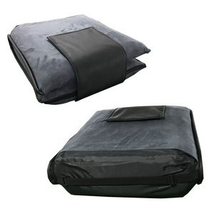 NEW Comfortable Padded Stadium Seat Adjustable Backrest Folding <strong>Floor</strong> <strong>Chair</strong> for Outdoor Indoor With Carry Strap - Product Image 2