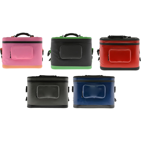 Wholesale TPU Floating Wine Cooler Bag Thermal Soft Zipper Cooler Bag With Handles and Strap New Design