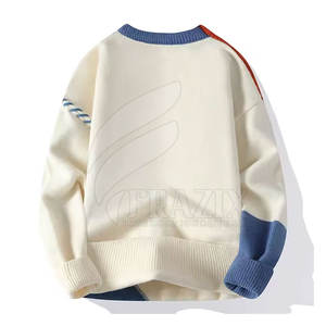 Meilleures ventes de pulls surdimensionnés pour hommes de haute qualité à séchage rapide avec une couleur unique et un col rond pour l'hiver - Product Image 2