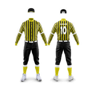 Ensemble de vêtements de sport de baseball brodés sur mesure OEM pantalon en jersey respirant avec logo et numéro de joueur de couleurs personnalisées - Product Image 1