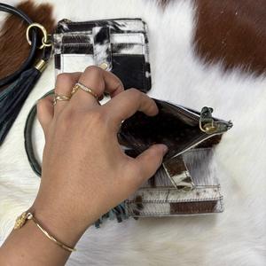 Nouvel arrivage de design de luxe à la mode porte-cartes de crédit en cuir de vachette véritable personnalisé avec fermeture éclair porte-monnaie pour unisexe - Product Image 6