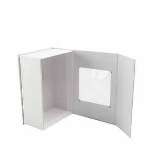 Factory Wholesale Magnetic Flap Gift <strong>Box</strong> <strong>With</strong> Clear Window Foldable Magnetic Collapsible Paper Storage <strong>Box</strong> - Product Image 3