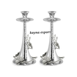 เชิงเทียนโลหะเคลือบนิกเกิลทรงเขากวาง งานแฮนด์เมด ยาว ดีไซน์หรูหรา เป็นมิตรกับสิ่งแวดล้อม สำหรับตกแต่งโต๊ะอาหารในวันคริสต์มาส ขายส่ง - Product Image 4