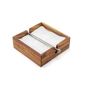 Servilletero de restaurante al por mayor organizador de mesa de madera para servilletas y pañuelos decoración del hogar caja de servilletas - Product Image 5
