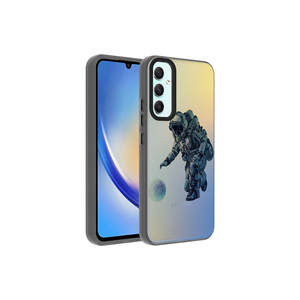 Étui rigide de luxe à motif dragon astronaute pour Samsung Galaxy A24, coque de protection pour téléphone portable compatible avec 14 Plus, 13 Pro Max, 8 - Product Image 1