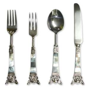 Modern Design Luxury Metal Cutlery <b>Flatware</b> <b>Set</b> for Home Kitchen New Decorative Design for Wedding Events - Product Image 4