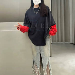 Camisetas de Verano Casuales de Doble Capa para Mujer, de Secado Rápido, Transpirables, Ecológicas, de Algodón y Poliéster, Cómodas y de Alta Calidad - Product Image 4