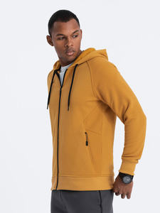 Otoño Invierno nueva moda de hombre bordado 100% algodón polar transpirable de talla grande Color sólido pulóver con capucha Casual con capucha - Product Image 3