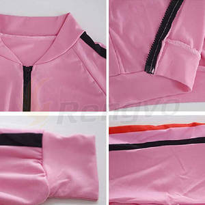 Ensemble de survêtements à la mode pour femmes de haute qualité, respirant et grande taille, avec fermeture éclair complète pour l'automne, meilleure vente - Product Image 6