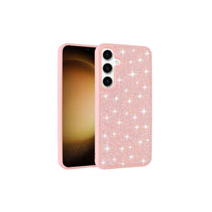 Étui de luxe en cuir, TPU et acrylique avec strass pour Samsung Galaxy S24, coque arrière brillante et protectrice pour 14 Plus Pro - Product Image 5