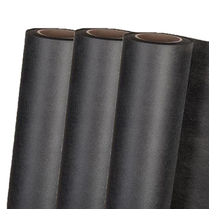 3 rotoli di 1x10m foglio di pacciame nero tessuto di feltro Anti-erbaccia con protezione UV gelo 30m totale per agricoltura ortaggi giardino - Product Image 1