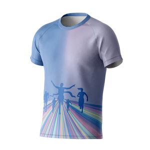 เสื้อยืดผ้าโพลีเอสเตอร์เนื้อนุ่มพิมพ์ลายซับลิเมชันชุดกีฬาใส่สบายสำหรับผู้ชายชุดทีม - Product Image 5