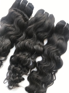 100% Remy Raw Unprocessed Cuticle Aligned <b>Curly</b> Human <b>Extensions</b> 100gm Wholesale Machine Double Weft Indian - Product Image 6