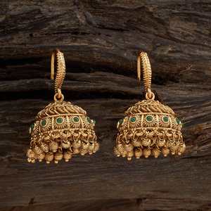 Pendientes Colgantes Vintage con Diseños de Campanas, Bolas, Latón, Perlas y Diamantes, Estilo Religioso y Étnico, Ideales para Bodas - Product Image 5