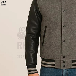 Vestes universitaires pour homme à prix d'usine, en toile, col en V, veste de haute qualité pour homme, service OEM, vestes universitaires - Product Image 3