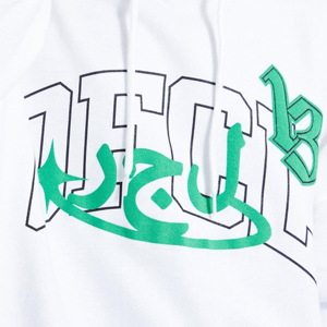 เสื้อฮู้ดผ้าฝ้าย100% โอเวอร์ไซส์ของผู้ชายเสื้อฮู้ดพิมพ์ลายพัฟโอเวอร์ไซส์ - Product Image 5