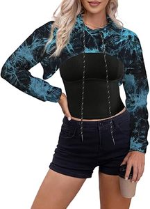 Sudadera corta con capucha para mujer con estilo 2025 | Jersey con logotipo personalizado OEM para gimnasio, fitness, ropa deportiva marcas y pedidos de moda al por mayor a granel - Product Image 4