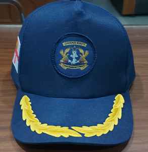 Venta al por mayor de los hombres verde de Ghana azul marino gorra sombrero con logotipo personalizado insignias bordadas a mano para el uso diario y al aire libre - Product Image 2