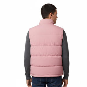 Chaleco acolchado con estilo para hombre, chaqueta sin mangas acolchada ligera y cálida, ropa de abrigo cómoda para exteriores y chaqueta de invierno de viaje - Product Image 2