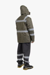 High Visibility Breathable Comfortable Jacket Reflective <b>Strips</b> Customizable Workwear Waterproof Bulk Supply - Product Image 6