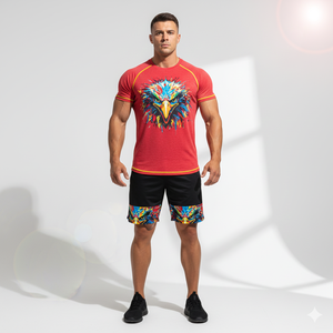 เสื้อยืดผู้ชายคอกลมแขนสั้นผ้ายืดนุ่มชุดสวมใส่สบายสำหรับทุกวัน - Product Image 6