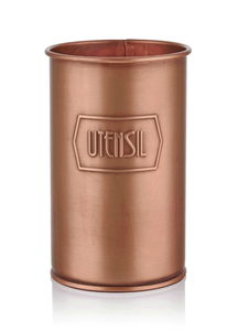 Bulk Sale Metal Round Shape Gold & <b>Copper</b> <b>Utensil</b> Holder with Custom Logo Printing in Wholesale Price - Product Image 6