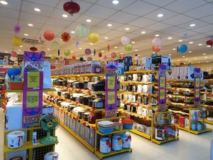 Factory Direct Double-Sided Grid Wire Mesh <b>Display</b> <b>Rack</b> for Retail Grocery Stores | Lightweight Durable Supermarket Shelving - Product Image 6