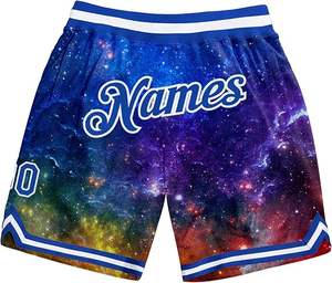 Pantalones cortos de baloncesto de malla americana deportivos al por mayor, pantalones cortos para todos los equipos - Product Image 2