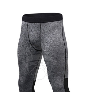 Leggings de compression MMA avec logo personnalisé pour hommes Collants d'entraînement en polyester pour la salle de sport et les arts martiaux - Product Image 4