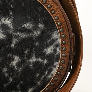 Bolso Bandolera de Cuero Vacuno Genuino, Estilo Bohemio Personalizado, para Mujer, Casual, con Borlas y Flores, Estilo Occidental, Listo para Otoño - Product Image 3