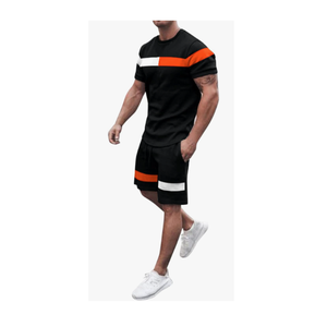 Ensemble de shorts d'été décontractés en velours respirant pour hommes Ensemble de shorts brodés durables imprimés de qualité au design personnalisé Vente en gros - Product Image 6