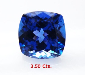 El mejor precio al por mayor 100% Natural tanzanita azul oscuro brillante corte facetado piedra preciosa suelta del fabricante indio - Product Image 4