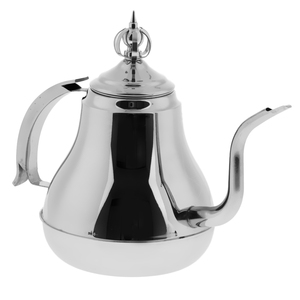 Hervidor de té de acero inoxidable de alta calidad con pantalla de filtro Diseño clásico Hervidor de agua de cocina portátil Material de metal - Product Image 1
