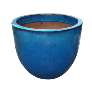 อุปกรณ์ทำสวน กระถางดอกไม้เซรามิกเคลือบเงาขนาดใหญ่สไตล์เวียดนาม แจกันสไตล์โมเดิร์น สำหรับใช้ในบ้าน ธุรกิจ ร้านอาหาร โรงแรม ใช้ได้ทุกฤดู - Product Image 4